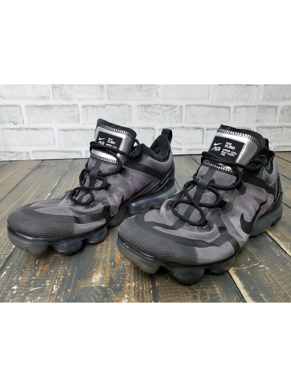 Nike Air VaporMax 2019 Ghost Black Grey AR6631-004 Running Shoes Men's 10.5